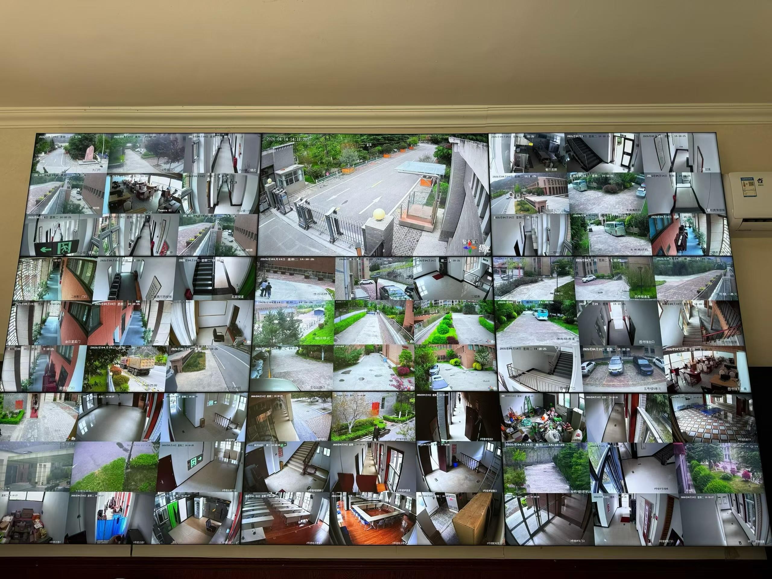 重庆沙坪坝某学校监控安装案例：宇视摄像头